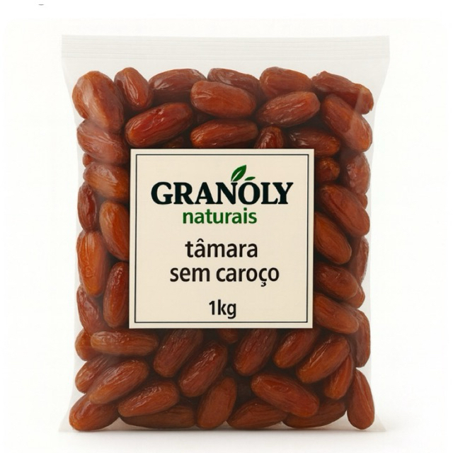 Tâmara Sem Caroço 1kg 🌴 | Natural e Sem Adição de Açúcar em Oferta na Shopee