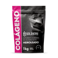 Colágeno Tipo 1 Hidrolisado 100% Puro Importado Soldiers Nutrition Beleza Pele Unhas Cabelos