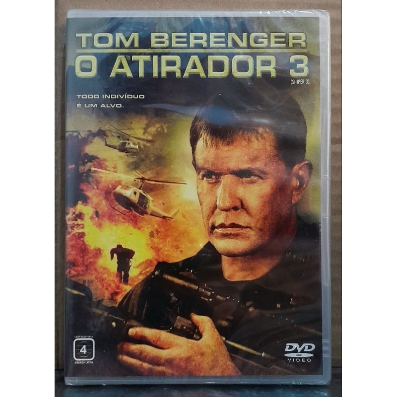 Dvd O Atirador 3 - Tom Berenger (Novo/Original/Lacrado)