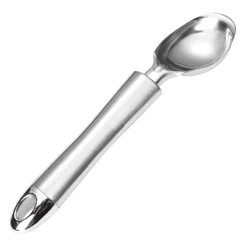 Colher Concha Pegador de Sorvete Sobremesa Açai Em Aço Inox Não Enferruja 20cm