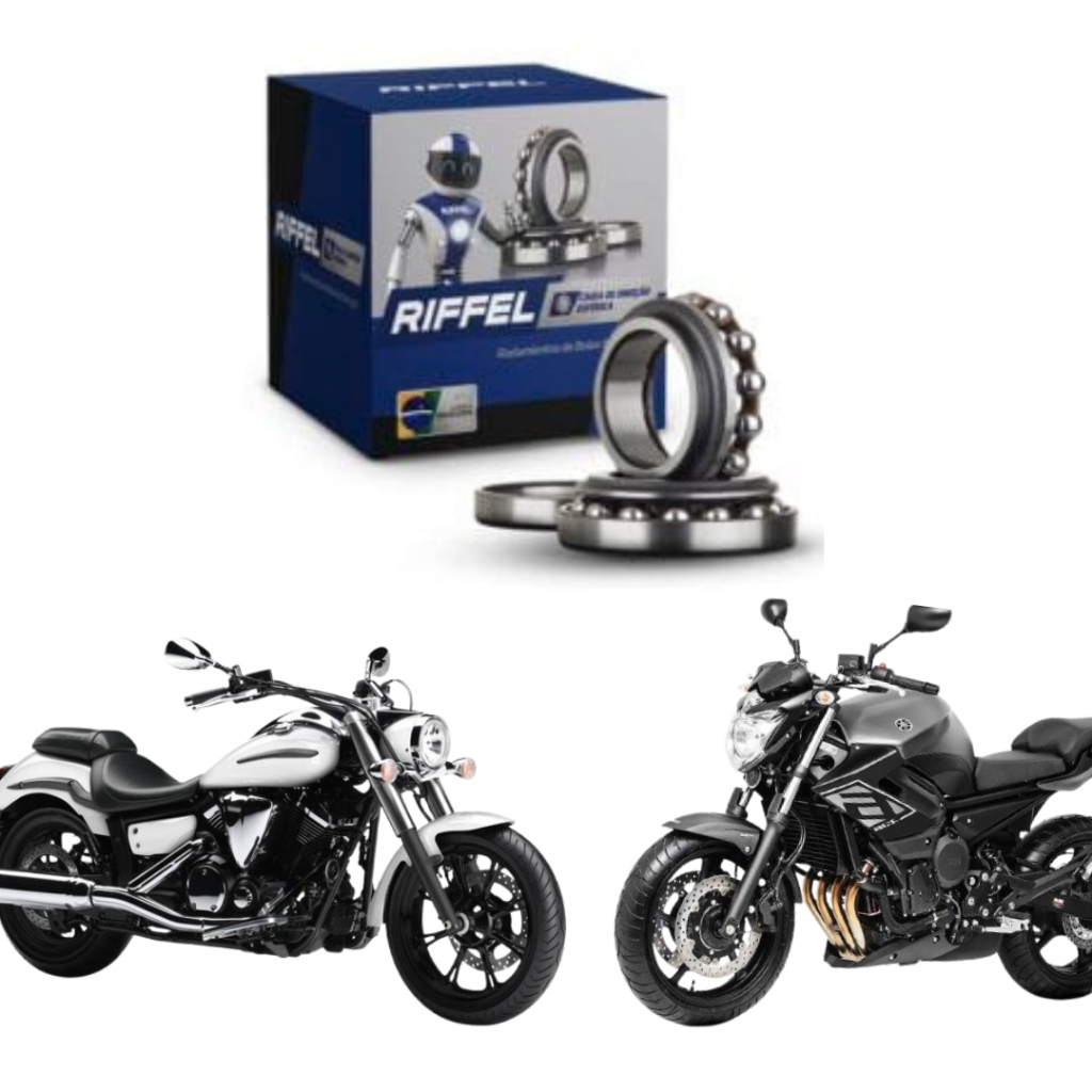 Caixa Direção Esférica Yamaha Fazer Lander Teneré 250 2006 2007 2008 2009 A 2018 Original Riffel