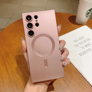 Capinha Para Samsung Linha S S21 ao S25 Premium Com Magsafe E Proteção Da Câmera Capa Case Luxo em Oferta na Shopee