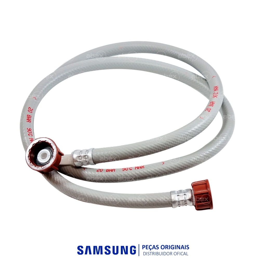 Mangueira De Entrada De Água Quente Para Lavadora Lava Seca Samsung DC97-16921B Original