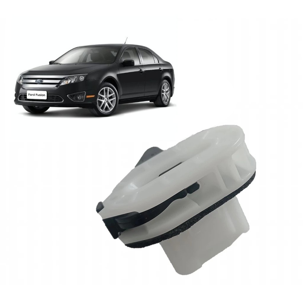 Presilha Trava Assento Banco Traseiro Ford Fusion 2006/2012 Branco