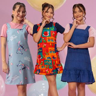 Vestido Vermelho Menina Elegante Babado Feminino Juvenil Festas Verão Princesa Infantil Soltinho em Oferta na Shopee