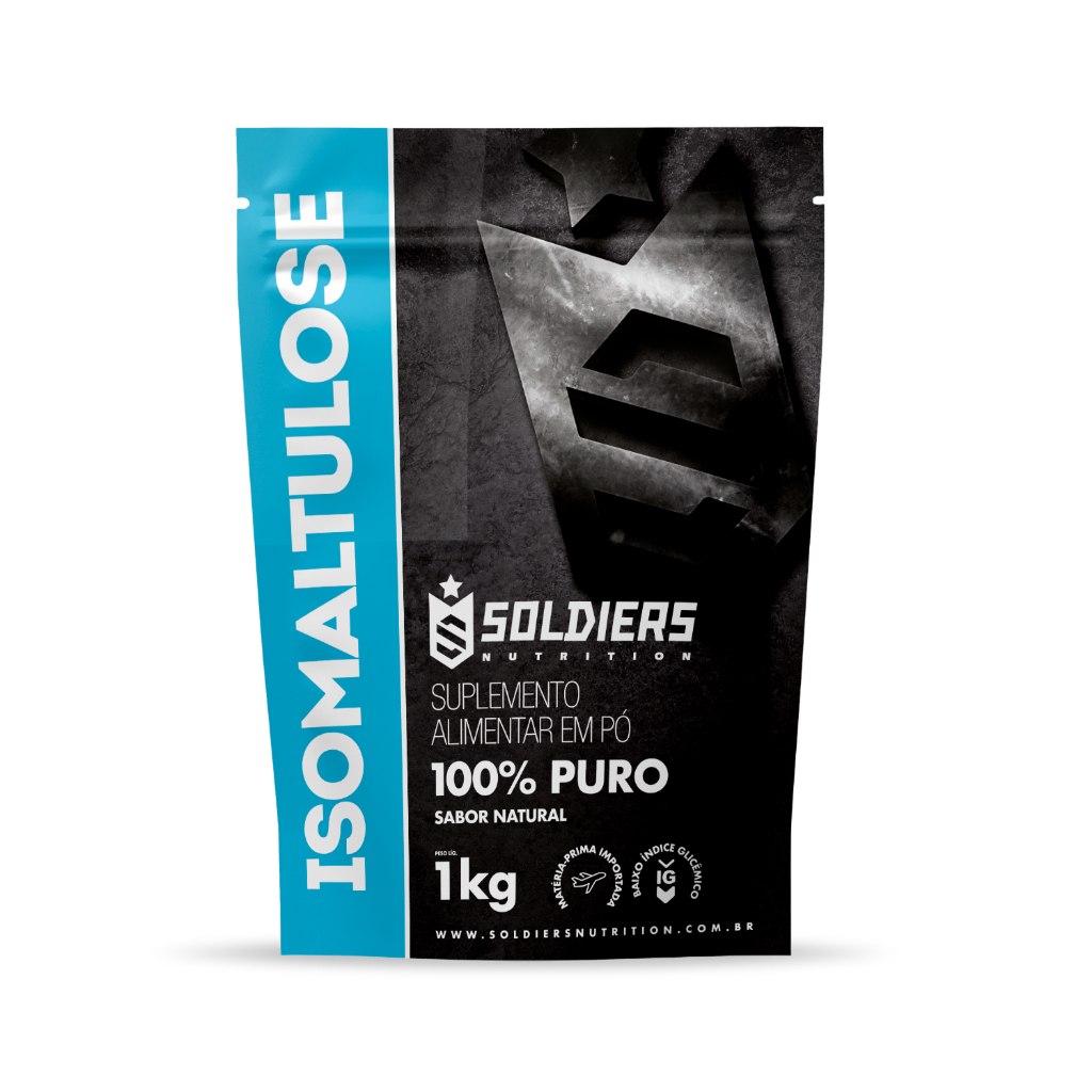 Isomaltulose 1kg 100% Puro Importado Soldiers Nutrition Suplemento Carboidrato Esportivo Performance Saúde em Oferta na Shopee