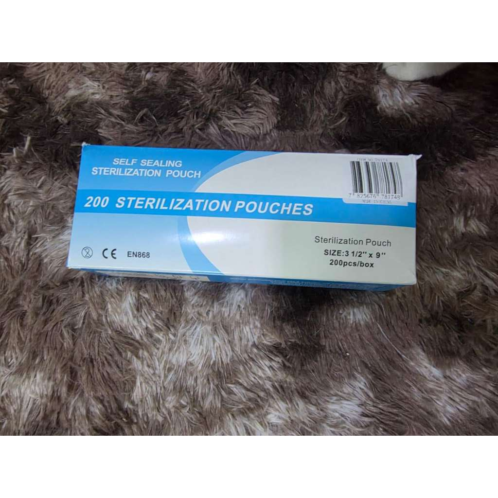 200 Unidades Envelope 9x23cm Auto Selante para Esterilização