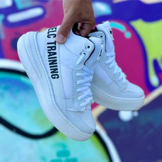 Tênis Botinha de Treino Feminina Academia Boot Training Gym Musculação Treino Confortável Rebelc em Oferta na Shopee