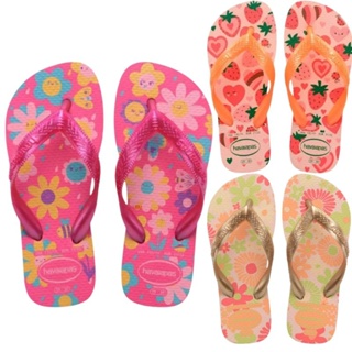 Havaianas Kids Flores - Sandália Infantil Floral Original em Oferta na Shopee