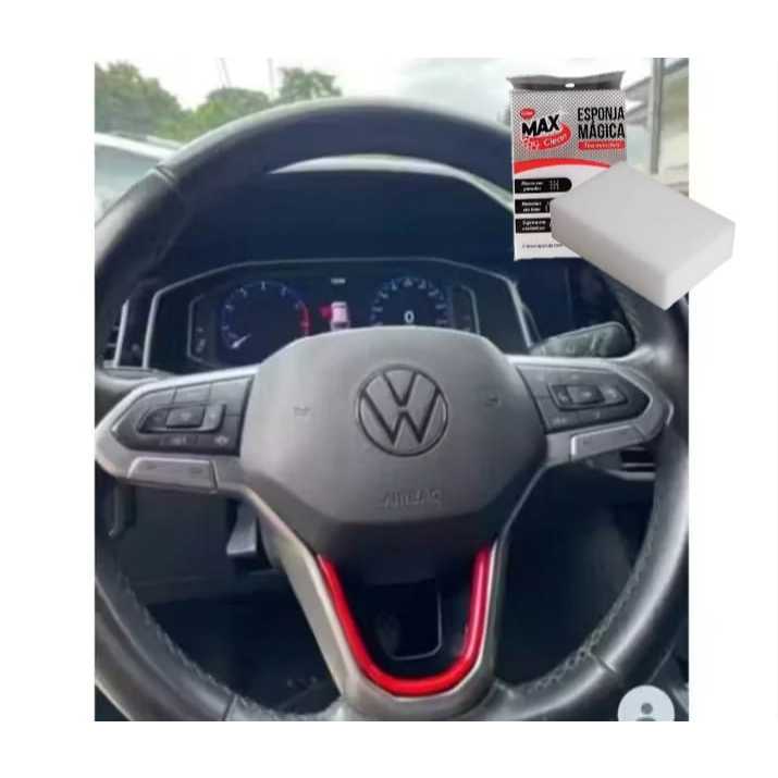 Aplique Detalhe Volante Nivus Polo Virtus T-cross + Esponja mágica