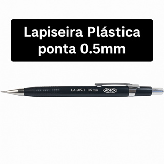 Lapiseira Técnica Plástica Ponteira 0.5mm - Adeck - Escritório - Escolar - Universitário - Escrita em Oferta na Shopee
