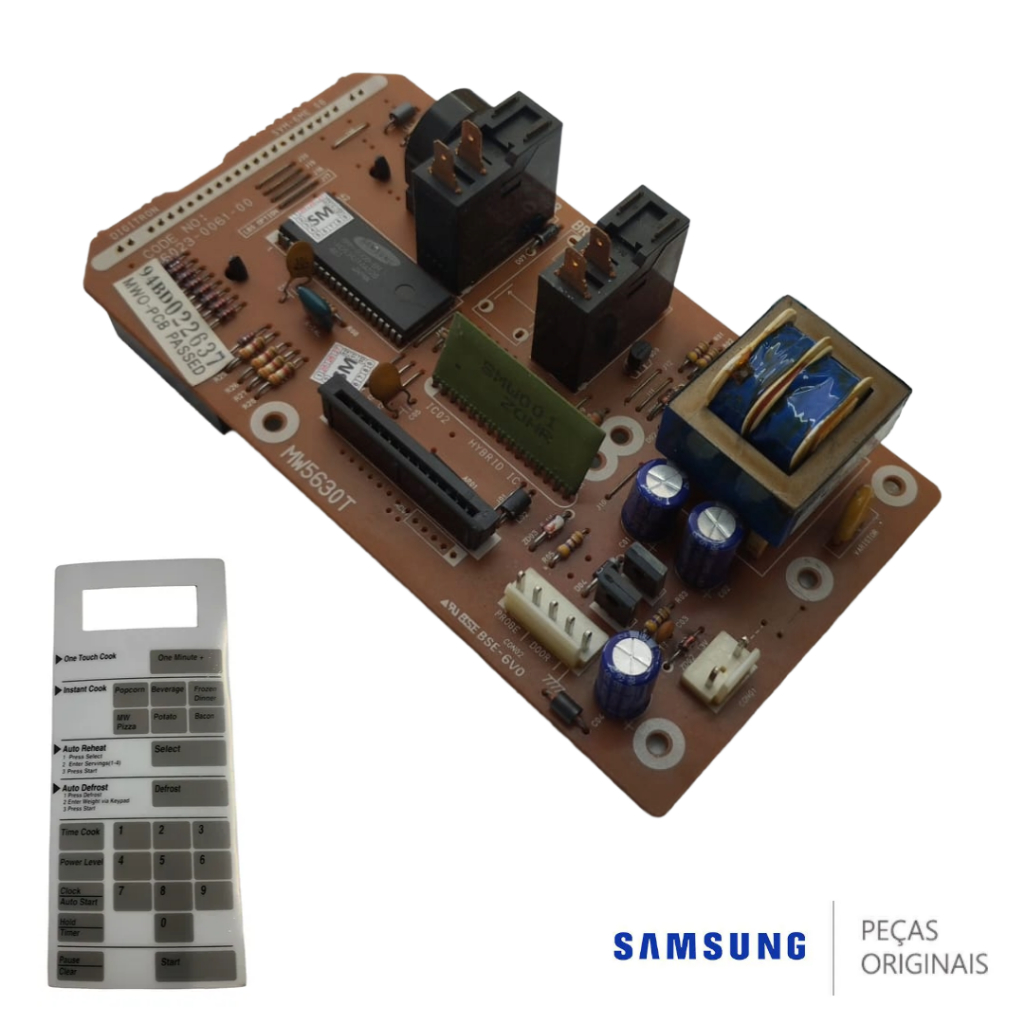 Placa Microondas Samsung MW 5430 w 127v Original