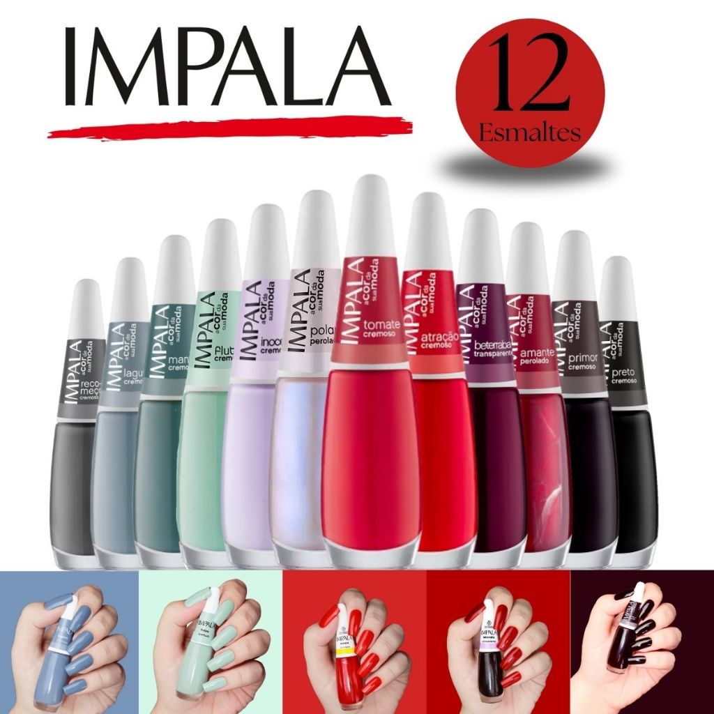 Cores do Esmalte Impala: Onde Comprar | BuscaProdutos
