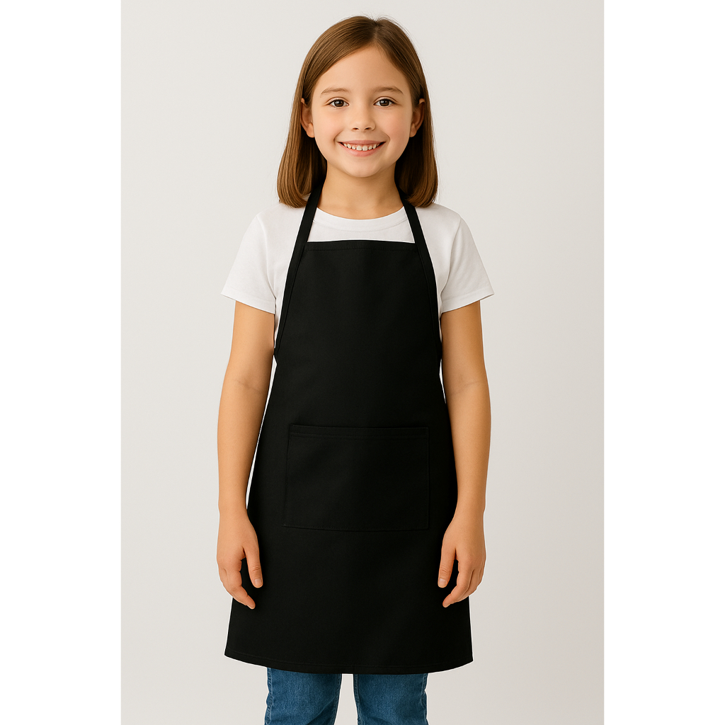 Avental Infantil Escola Pintura Culinaria Mini Chef Liso em Oferta na Shopee