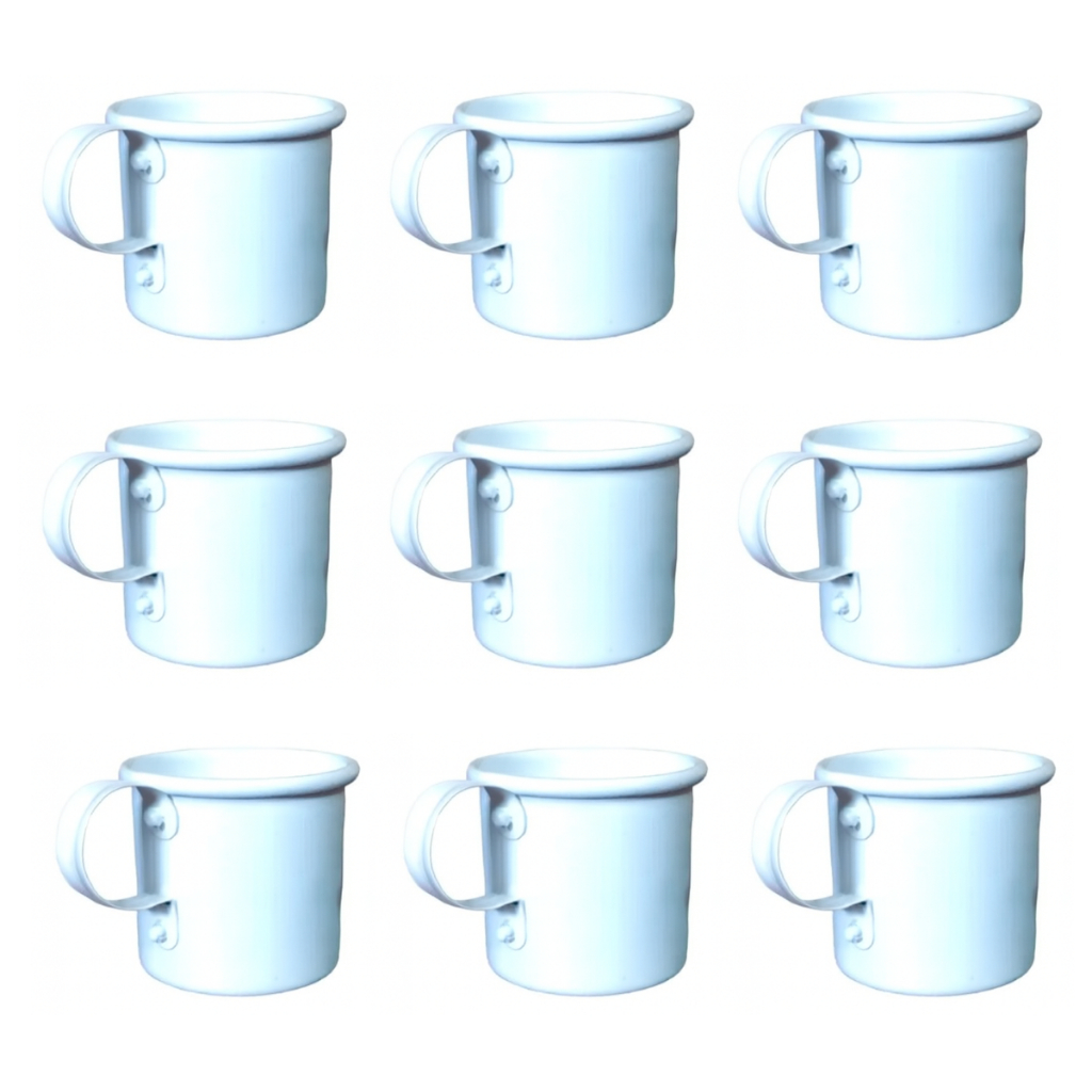 KIT 20 Canecas MINI 150ml BRANCA