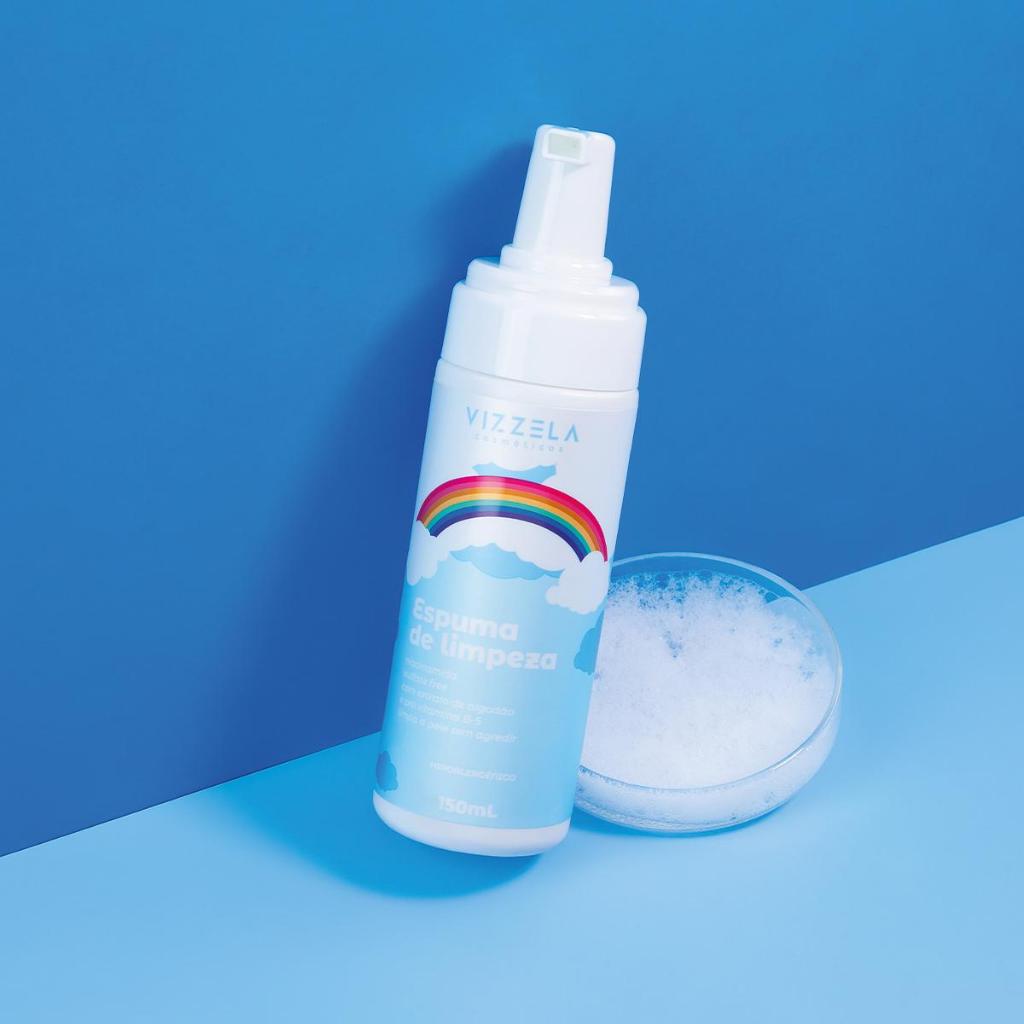 Espuma Facial Nuvem Limpeza Hidratação Profunda Niacinamida Vegano Original Vizzela · foto 2