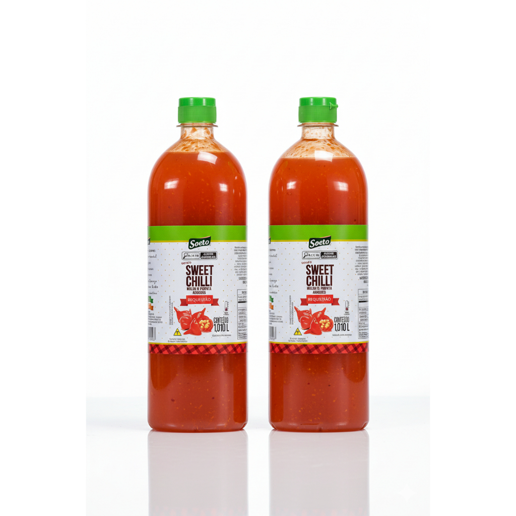 Molho Agridoce Sweet Chilli Pimenta Biquinho Soeto 1 Litro Porco Peixe Frango Assados Suino Tempero em Oferta na Shopee