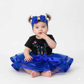 Body Bebe Menina  - Ana + Acessórios - Frozen - Escolher - Temático Mesversário em Oferta na Shopee