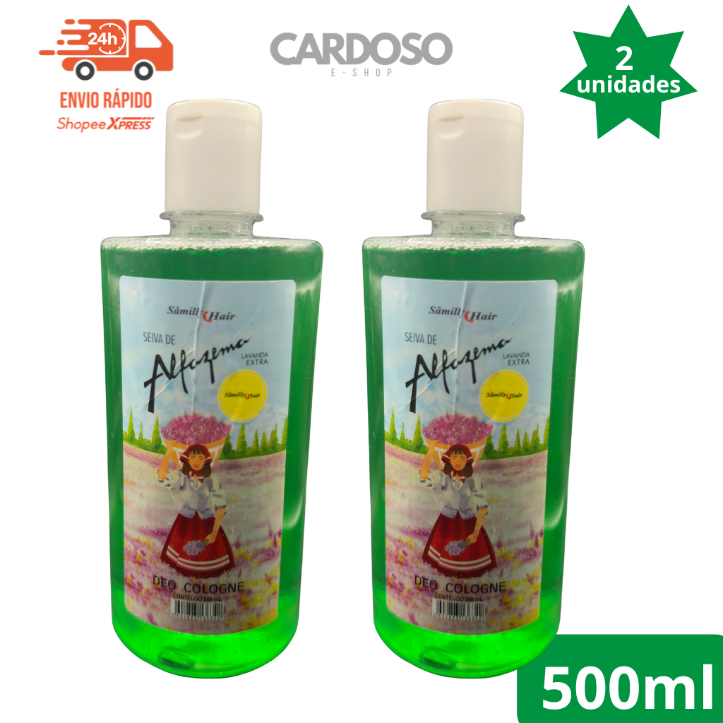 Kit Deo Colonia Seiva de Alfazema Relaxante Suave 500ml