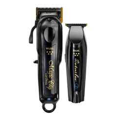 Wahl Kit Combo Maquina de Cortar Cabelo Magic Clip e Detailer Barber Sem Fio Bivolt, Motor 6.500 RPM