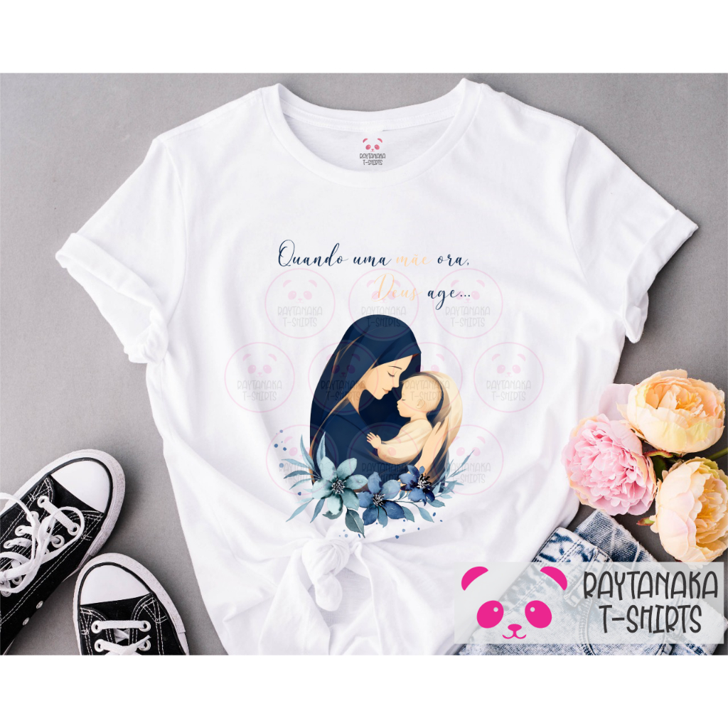Blusa T-shirt Feminina Mães Que Oram - Ore pelo seu filho hoje - Mães de Joelhos - Religiosa, Oração em Oferta na Shopee