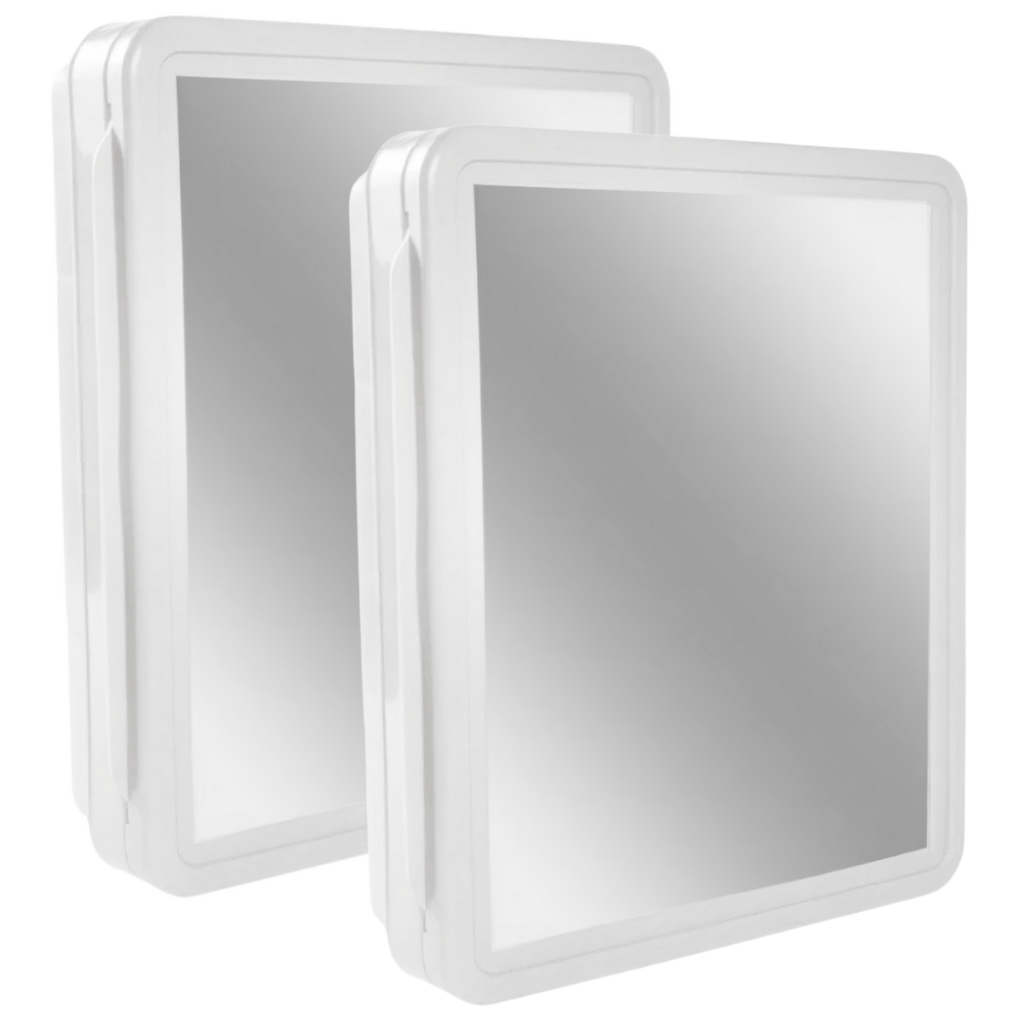 armario com espelho em vidro moderno na cor branca