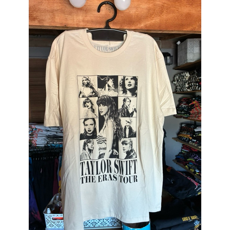 Camiseta Taylor Swift The Eras Tour Live Shows merchandising oficial original em Oferta na Shopee