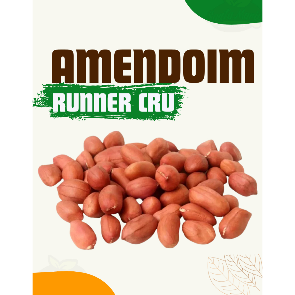 AMENDOIM RUNNER CRU - 5kg e 10kg - Santa Maria Alimentos Naturais em Oferta na Shopee