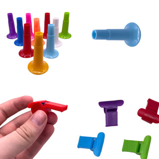 Kit 20 Mini Brinquedos Corneta e Apito Festa Aniversario Criança Natal Sacolinha Surpresa