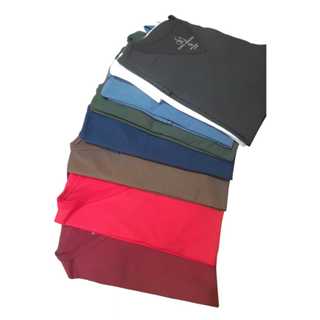 Camiseta Masculina  Daniel Abraham Gola V Dupla Vies Algodao  Mais de dez 10 Cores em Oferta na Shopee