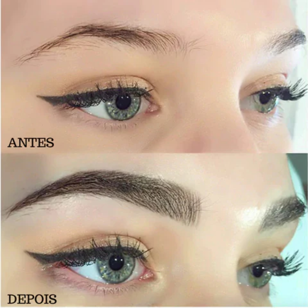 Caneta de Sobrancelha Barba à Prova D’Água Microblading 4 pontas Tip Brow Fio a Fio — imagem 2 de 2