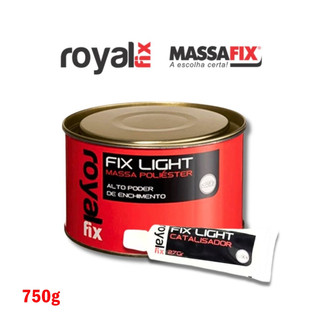 Massa poliester fix light royal fix 750g + catalisador