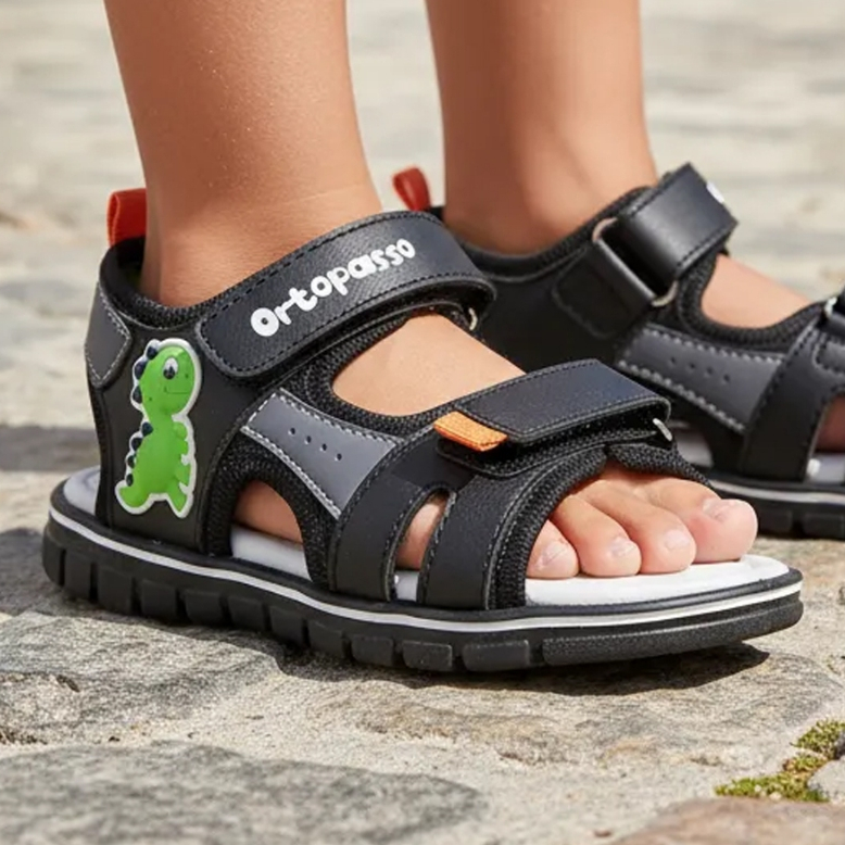Sandália Infantil Ortopasso Anatômica Menino Masculino Macio Leve Confortável Escolar Dinossauro em Oferta na Shopee