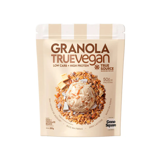 Granola True Vegan True Source Proteica Low Carb 200g