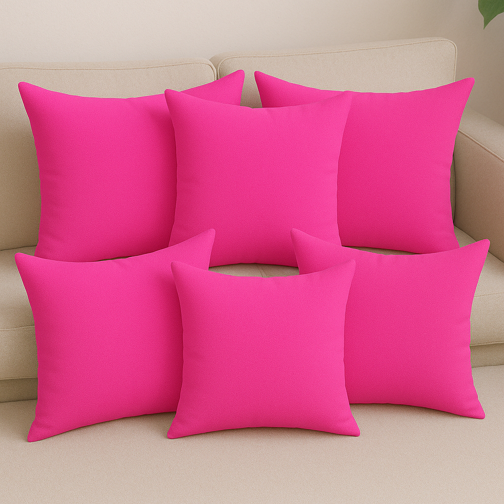 Kit 6 capas de almofadas Oxford 45x45cm (grande) - várias cores disponíveis - decoração sala, sofá em Oferta na Shopee