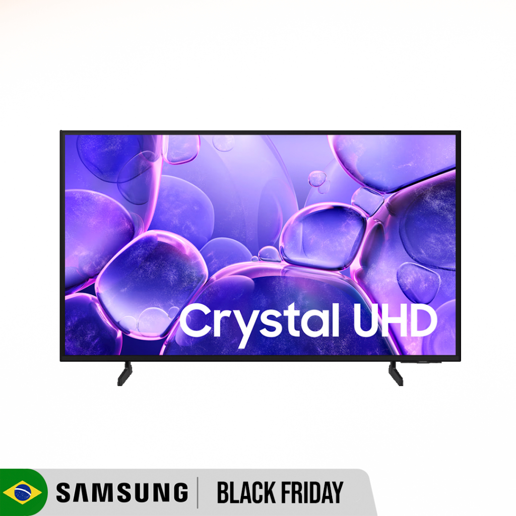 Samsung Smart TV 43 Crystal UHD 4K U8100F 2025 Xbox Cloud Gaming AI Energy Mode Alexa Integrada