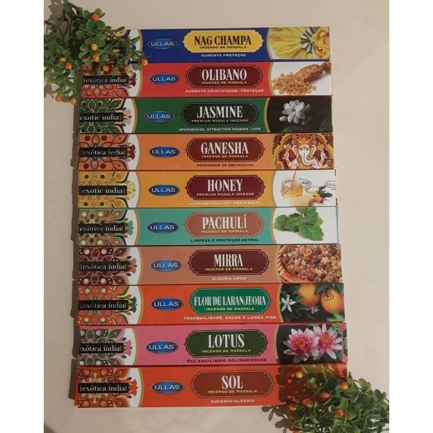 Incenso Palito de Massala Indiano 7 Varetas em Oferta na Shopee