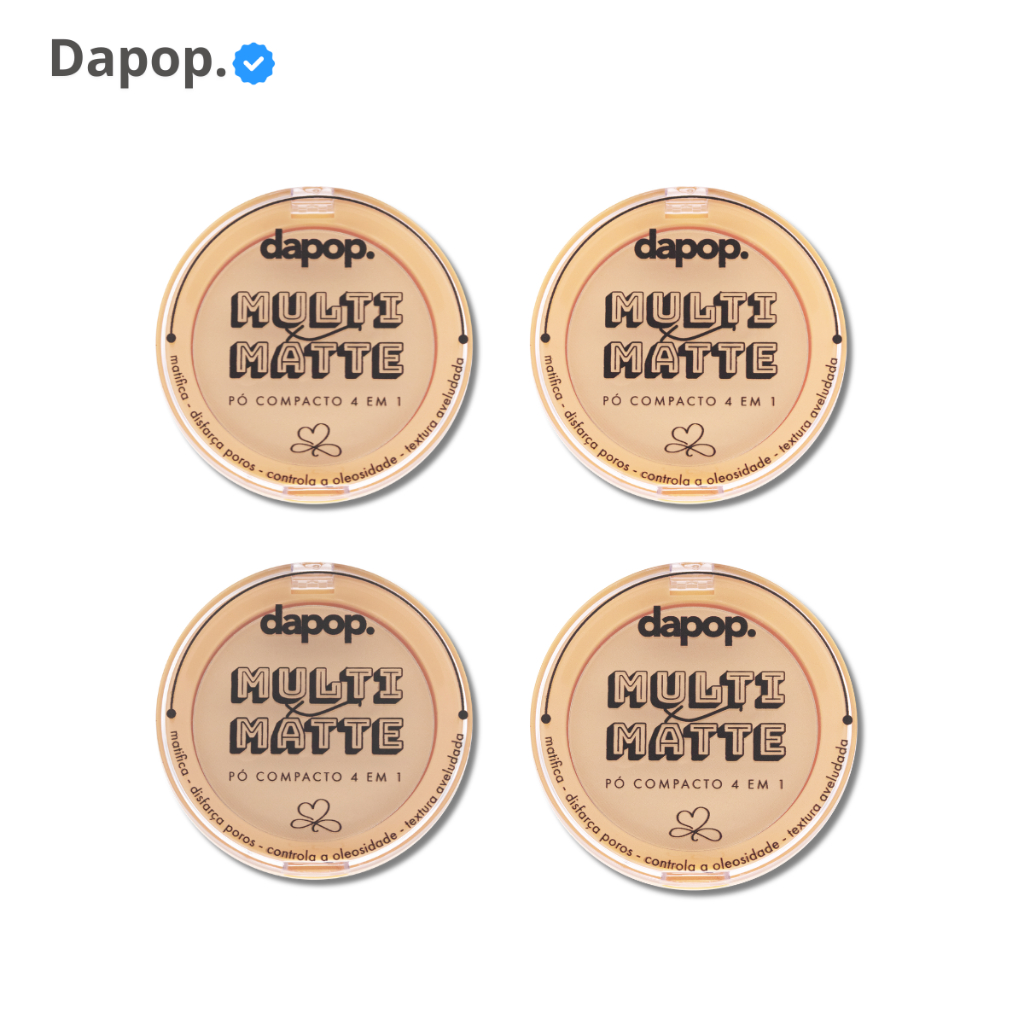 Pó Compacto Multi Matte - Dapop