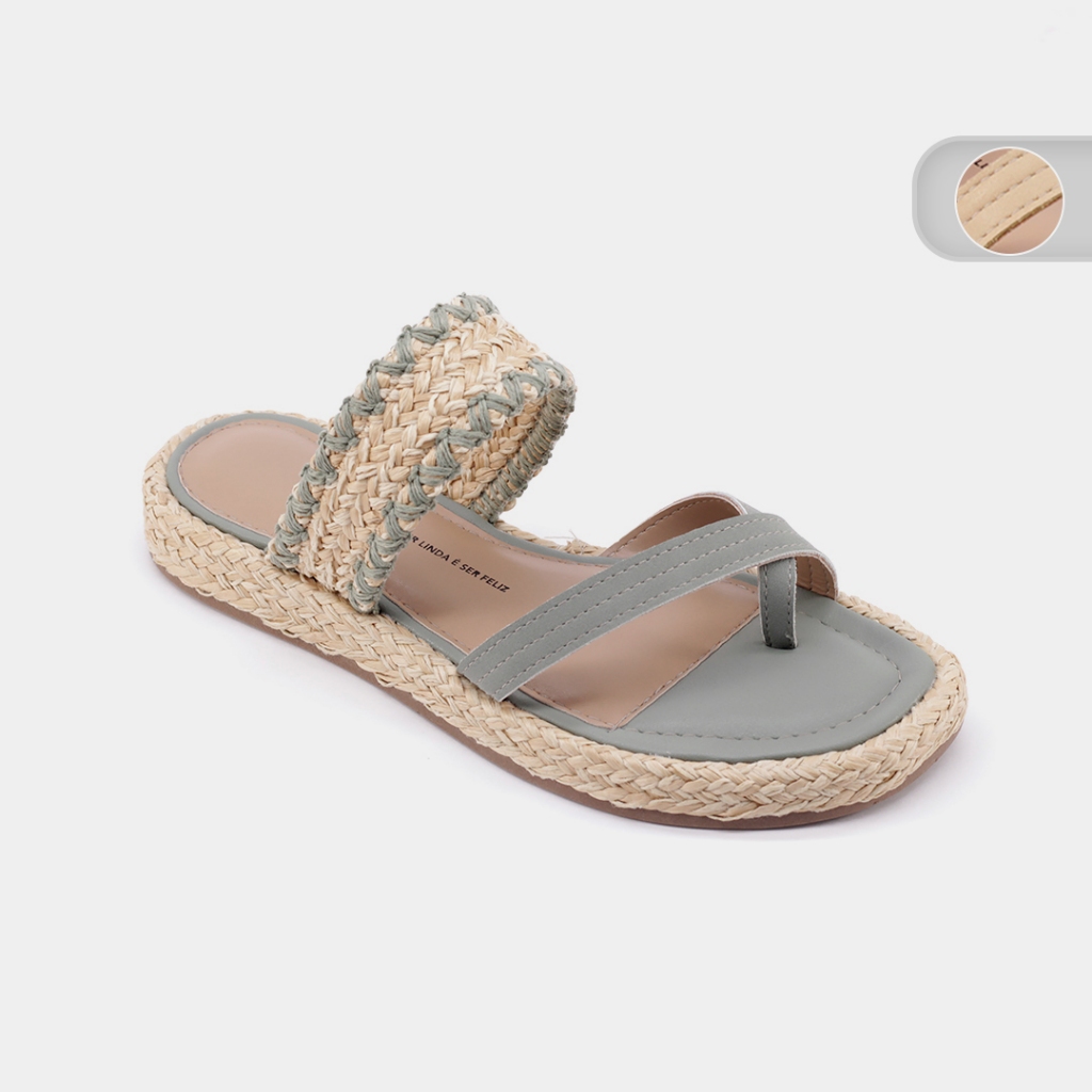 Sandalia Dakota Feminino Flatform Tira Palha DB192 em Oferta na Shopee