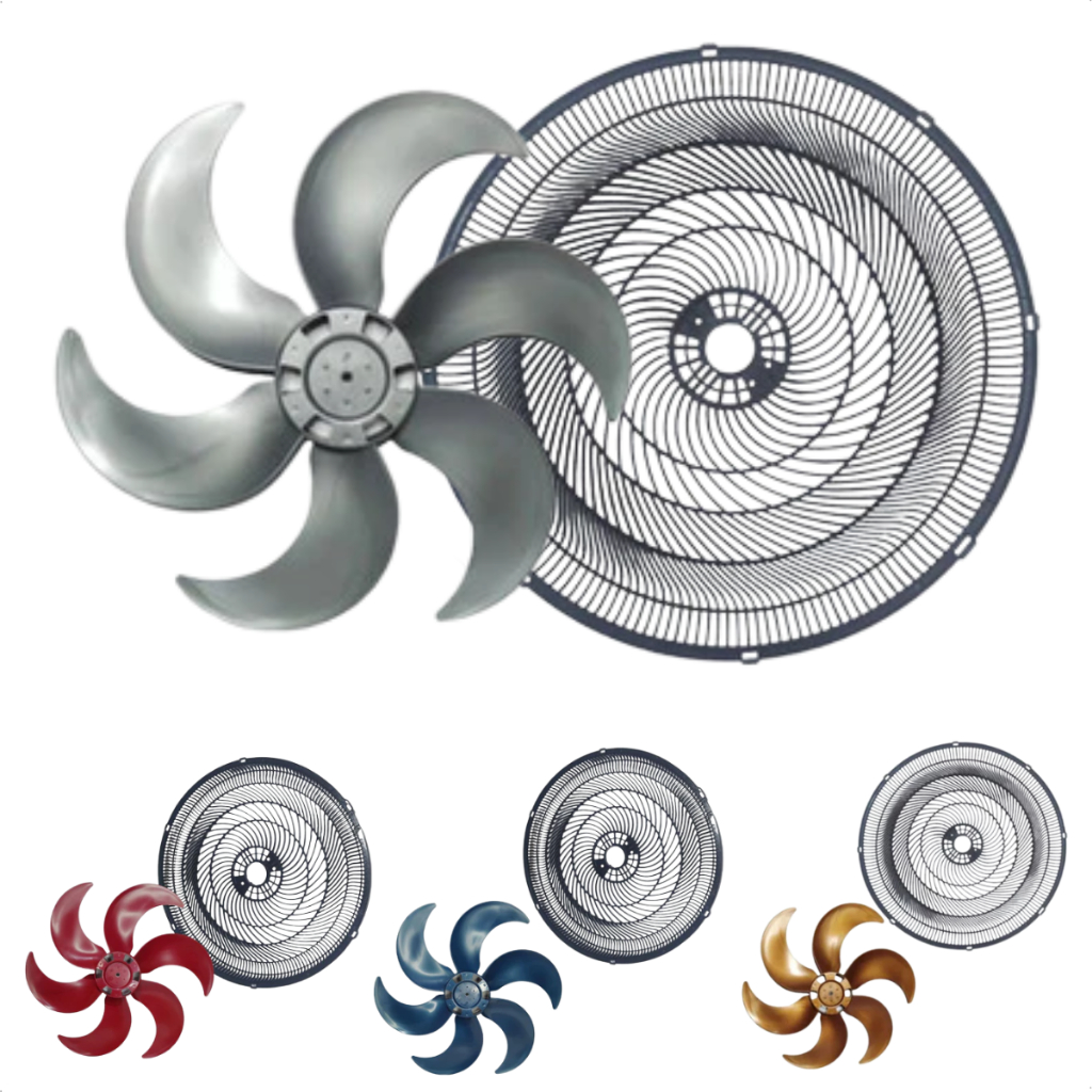 Grade Traseira com Hélice Para Ventilador Turbo 6 50cm Ventisol