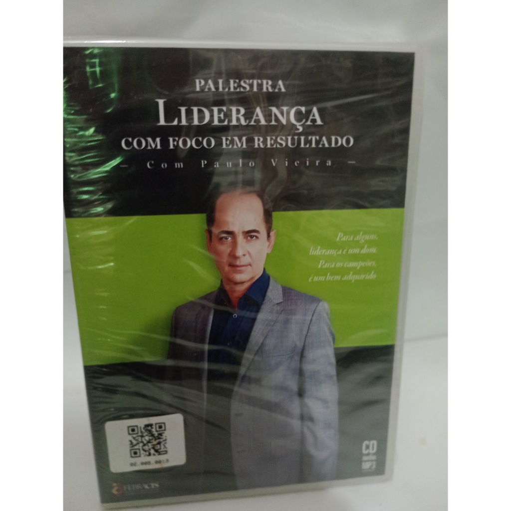 DVD Palestra Liderança com Foco em Resultado Paulo Vieira/Compre 3 Ganhe 1 /Ler Descrição