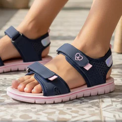 Sandália Sandalha Papete Infantil Ortopasso Anatômica Menina Feminina Linda Macia Leve