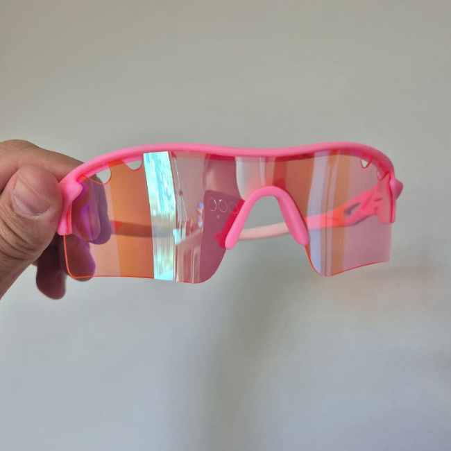 Óculos de Sol Esporte Ciclismo Corrida Treino UV400 Lentes Coloridas 6 Cores Armação Aleatória Unissex Leve Crossfit em Oferta na Shopee