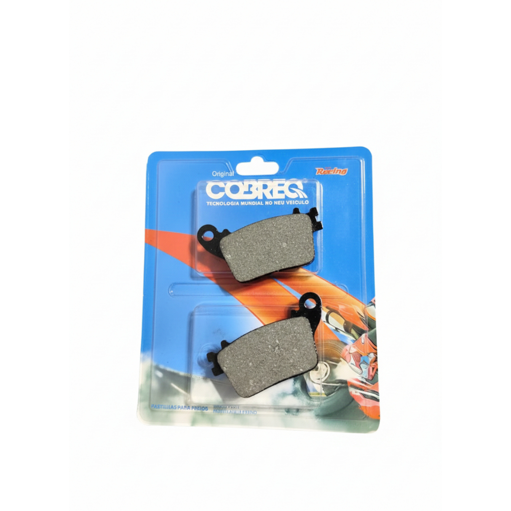 PASTILHA FREIO TRASEIRO COBREQ ( N-962 ) HORNET CB600 / CBR1000 / CBR600 / CBR600 / ZX10 / ZX6 / GSX — imagem 2 de 2