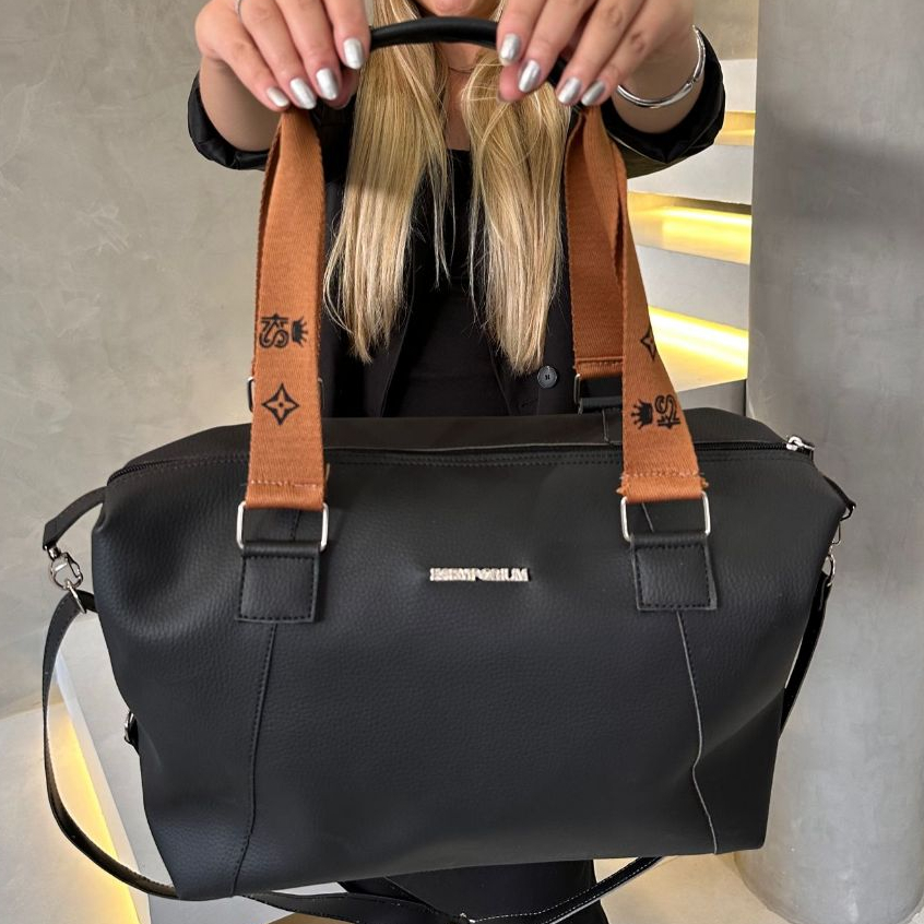 Bolsa Feminina Grande Alça Transversal e de Ombro Gorgorão Berlim Trabalho e Faculdade