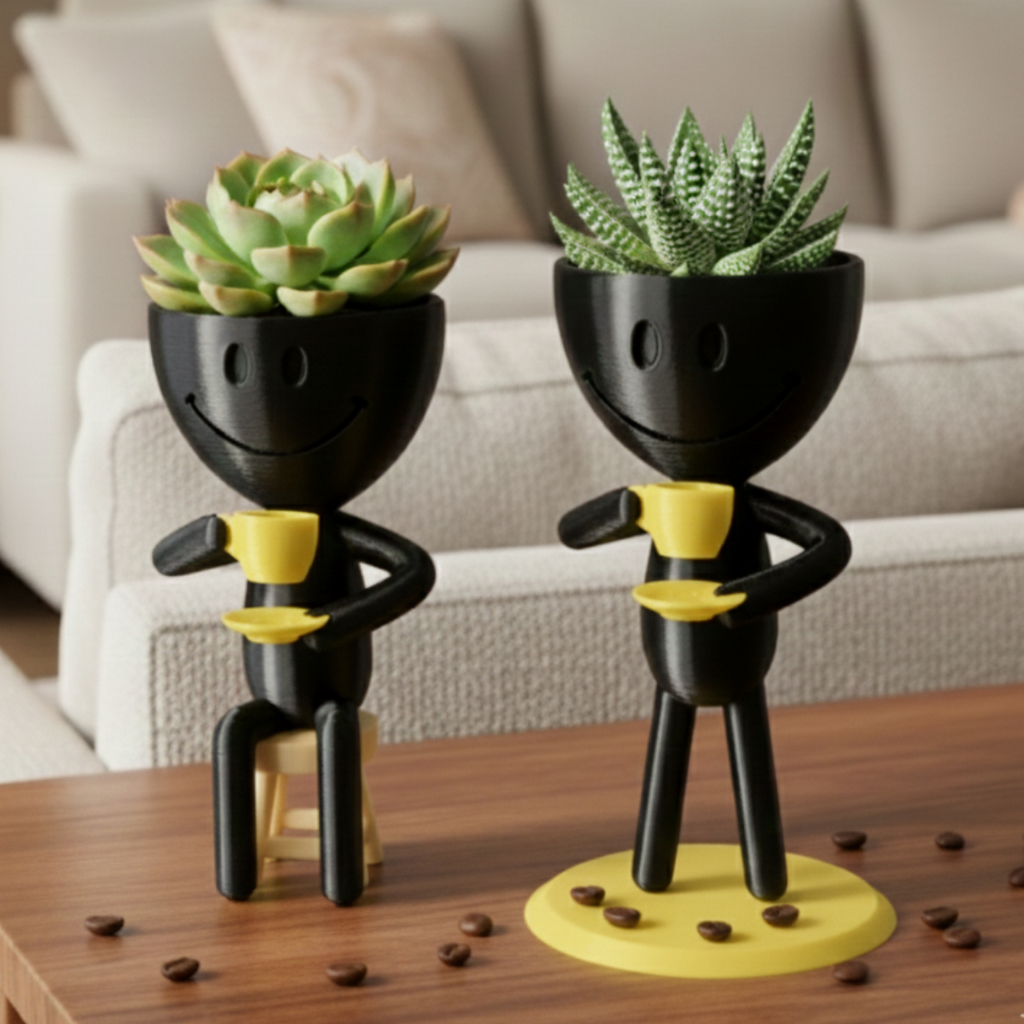 Vaso Bob Cantinho do Café – Kit 2 Vasos-Decoração cantinho do Café em Oferta na Shopee