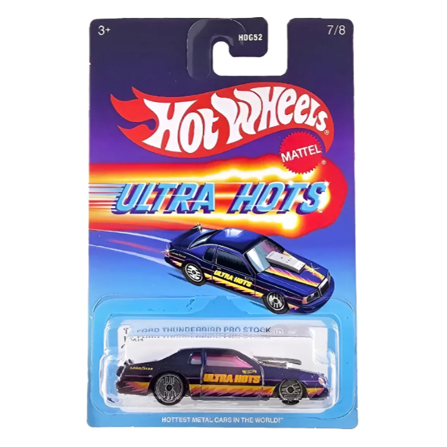 Hot Wheels '86 Ford Thunderbird Pro Stock - Ultra Hots Azul