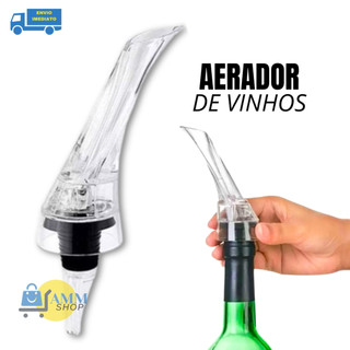 Aerador   Decantador  De Vinho Instantâneo Bico Dosador Decanter Garrafa
