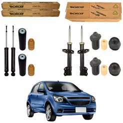 KIT 4 AMORTECEDOR AGILE 2009 A 2014 MONROE + KITS