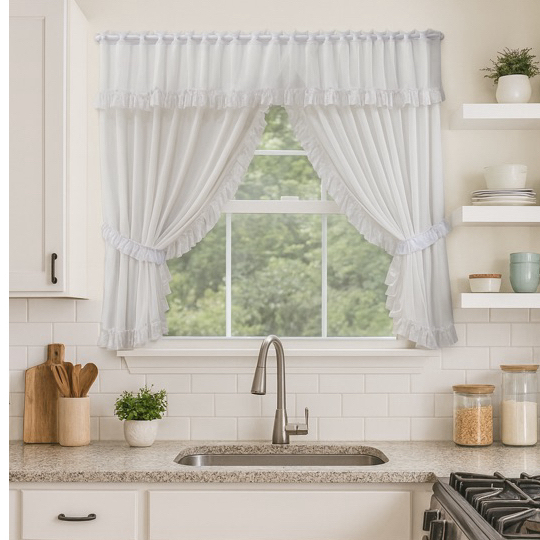 Cortina para Cozinha com Varão: Onde Comprar | BuscaProdutos